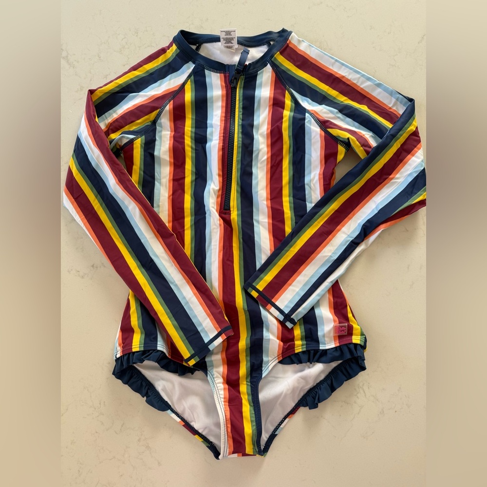 EUC RUFFLEBUTTS SWIM SIZE 16